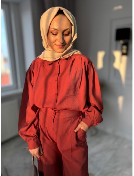 Kiremit Yan Yırtmaçlı Takım