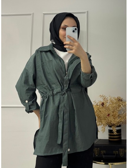 Yeşil Yazlık Ceket
