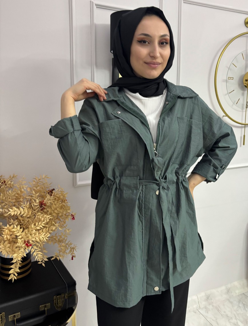 Yeşil Yazlık Ceket